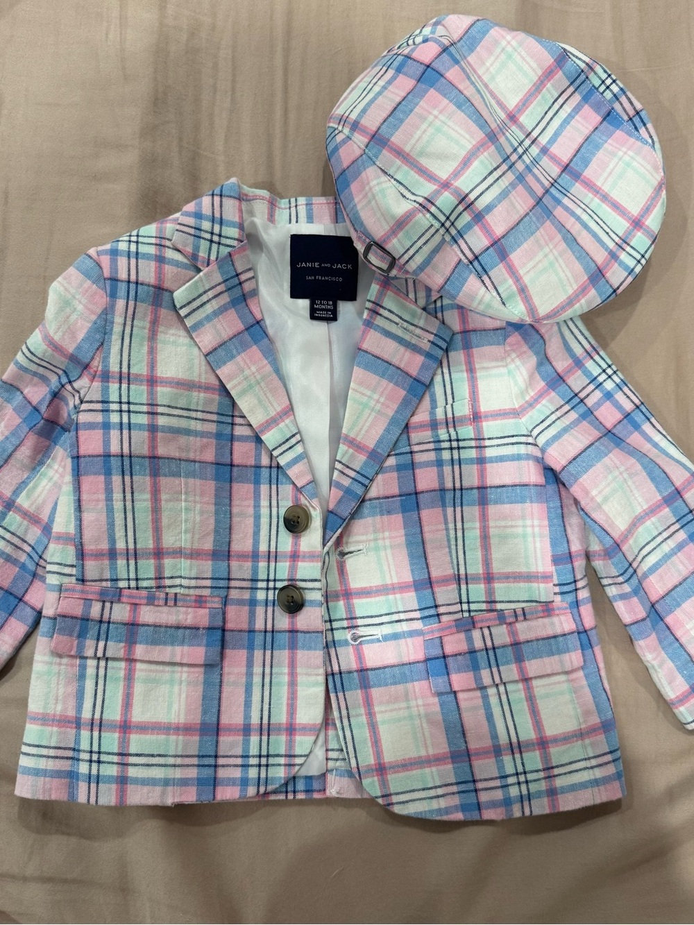 Janie and Jack kids blazer with hat